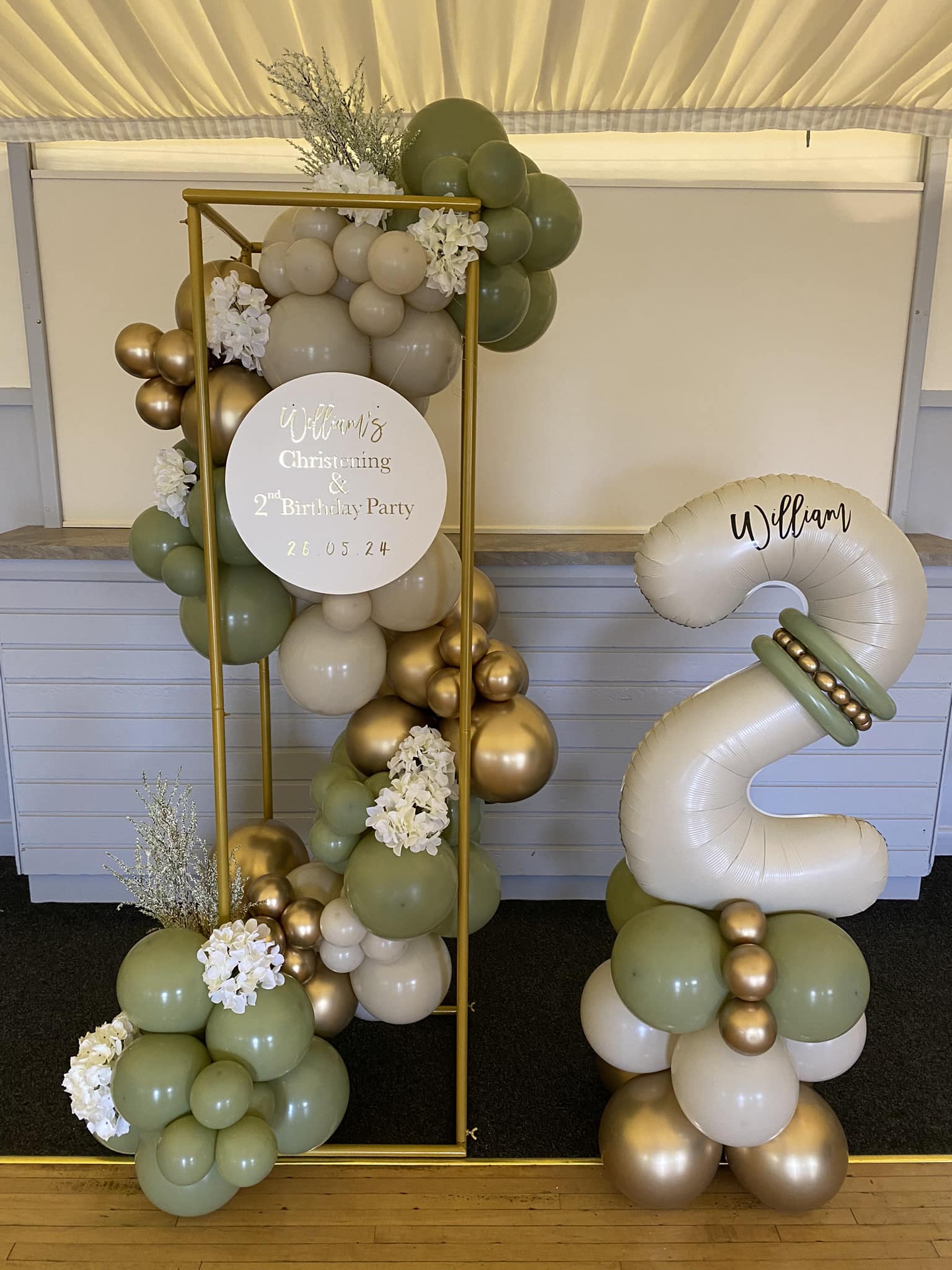 A balloon arrangement created by The Balloon Room Harrogate